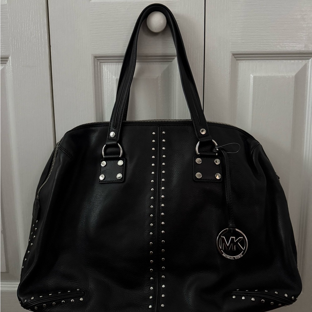 Michael Kors Black Studded Women's Bag